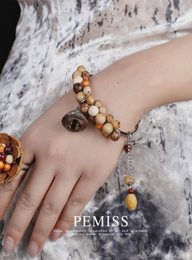 PEMISS植物果实手镯新中式女首饰