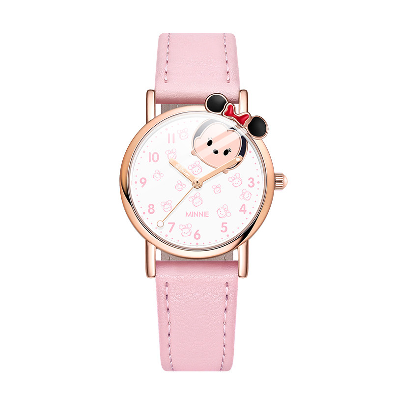 迪士尼米奇女童卡通防水小学生手表 曼雅蒂手表国产腕表