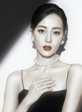 夸张大珍珠项链女颈链