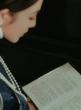 搭配旗袍珍珠项链锁骨链中长款颈链女士夏季双层叠戴毛衣链子1565