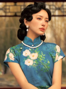 仿珍珠项链配旗袍配饰品50cm锁骨链子中长款颈链毛衣链子女士455