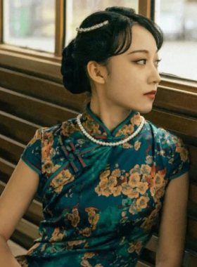 搭配旗袍珍珠项链女士拍照写真配饰品毛衣链子短款锁骨链颈链604