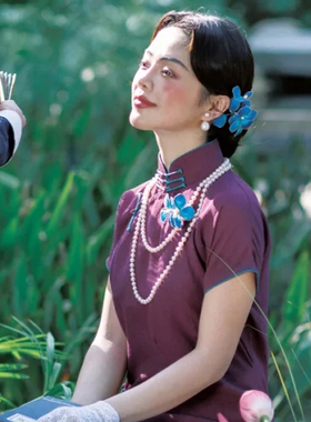 新款搭配旗袍珍珠项链