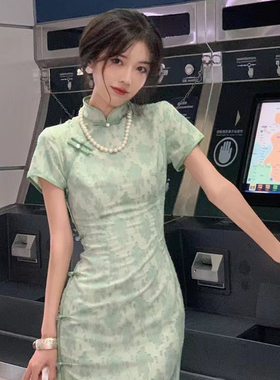 白色大珍珠颈链配旗袍项链旗袍配饰品叠戴锁骨链子女士毛衣链649