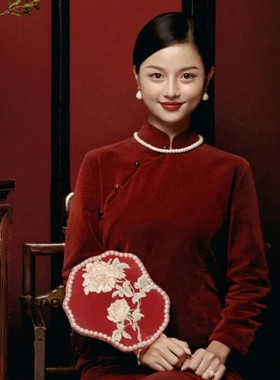 搭配旗袍珍珠项链喜婆婆项饰品妈妈款颈链毛衣链女士锁骨链子1708