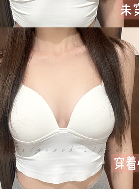 Peach's/无中生有胸贴 搭配bi备4cm6cm加厚聚拢平胸小胸胸贴