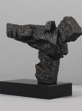 雕塑艺术摆件装饰品类似朱铭太极展示柜高级感轻奢售楼处家居饰品