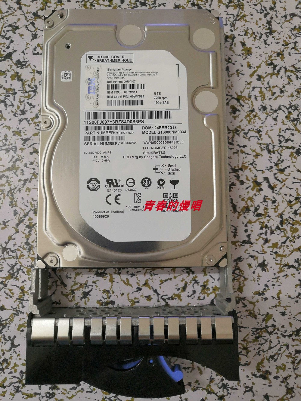 IBM 00RX911 00RY107 6T 7.2K 3.5 SAS 12Gb V7000 Gen2 存储硬盘 - 图1