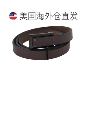 自营Costume National Leather Tactical Logo Buckle Women's -