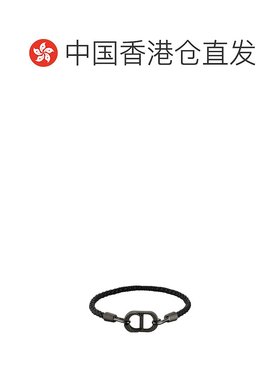 香港直邮DIOR 男士手链手镯 B2901HOMLED801 AW2025 黑色 徽标手