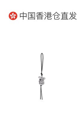 香港直邮LOEWE 女士项链 CA36232X331157 CO 白色 考拉毛毡小挂饰