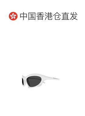 香港直邮BALENCIAGA 男士太阳镜 BB0229S004 SS2025巴黎世家 白色