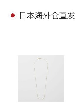 日本直邮日潮 agete 阿卡朵K10项链链条黄色 均码吊坠饰品