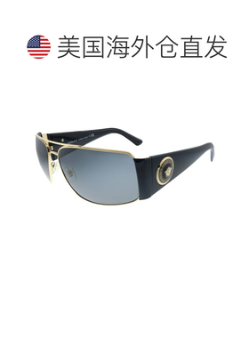 自营Versace  VE 2163 100287 Unisex Aviator Sunglasses - gold