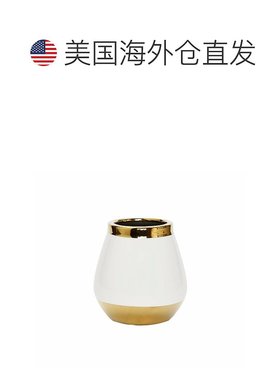 自营 vivience金白花蕾花瓶 - 橙色 美国奥莱直发