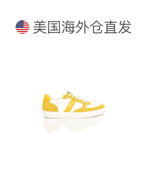 自营Cerruti 1881 Cowhide Men Men's Sneaker - yellow 美国奥莱