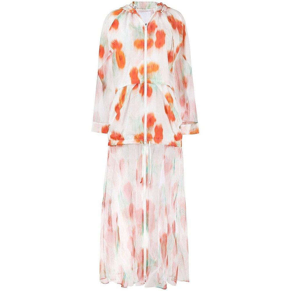 香港直邮KENZO 女士大衣 FB52WOU219G319 SS2021 白色 Tulip prin - 图2