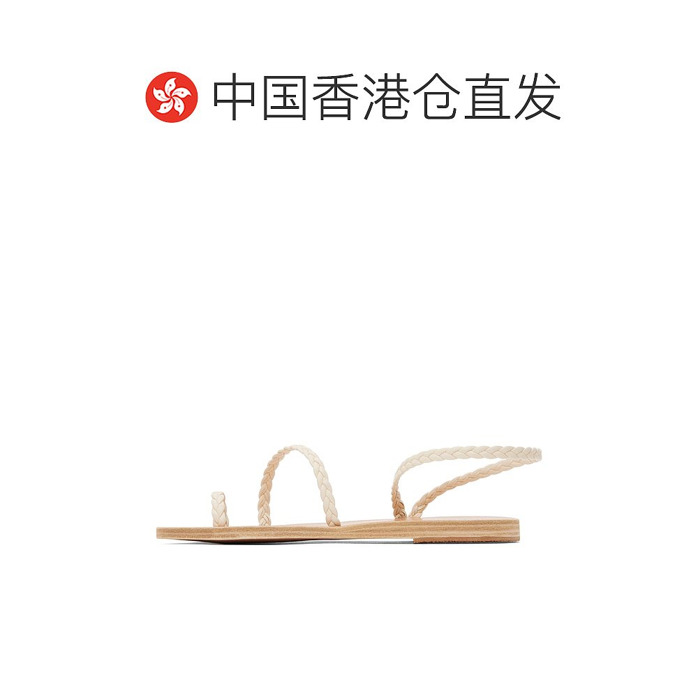 香港直邮潮奢 Ancient Greek Sandals 女士灰白色 Eleftheria 凉 - 图1