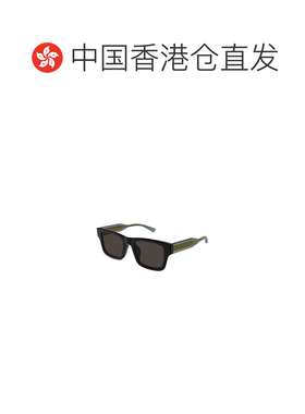 香港直邮GUCCI 男士眼镜 GG2072SA002 SS2026 黑色 Sign 矩形太阳