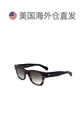 自营 Paul Smith男士51毫米烟熏太阳镜-条纹棕色 美国奥莱直发