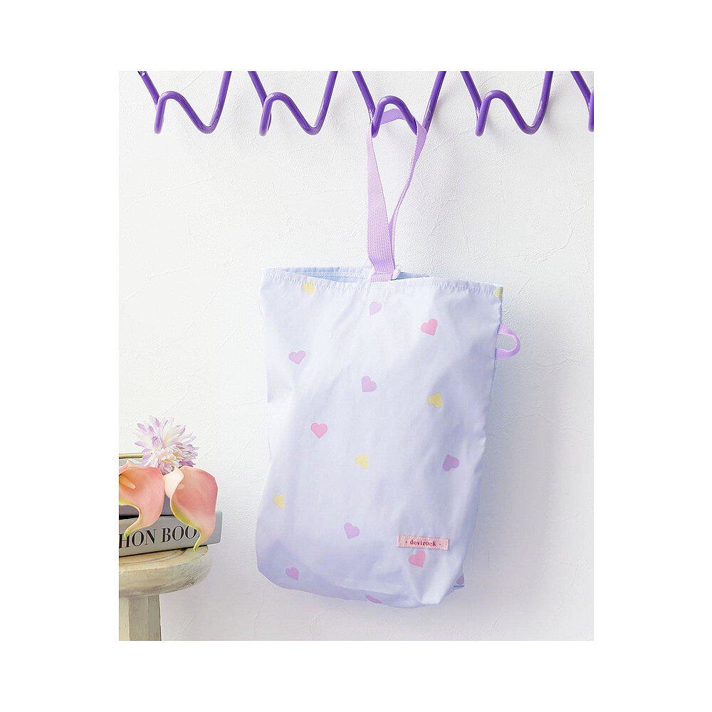 1h可退 日本直邮devirock 爱心图案鞋包 儿童服饰 女童 学生书包 - 图0