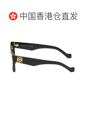 香港直邮LOEWE 罗意威 女士 黑色 Anagram Logo 眼镜 LW50091I500