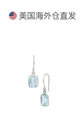 savvy cie jewels纯银紫水晶 2.50 克拉法式线耳环 紫色 【美国奥