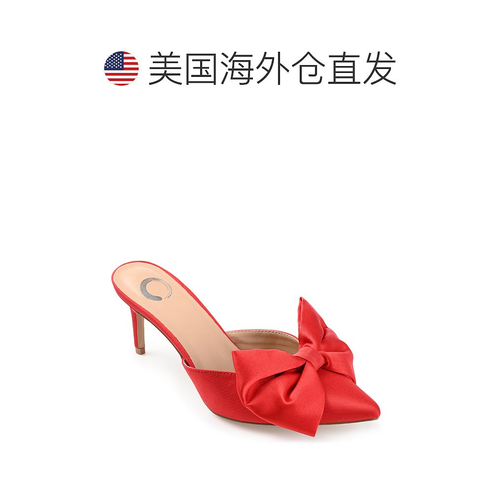 Journee Collection Women's Tiarra Wide Width Pump - red 【美 - 图1