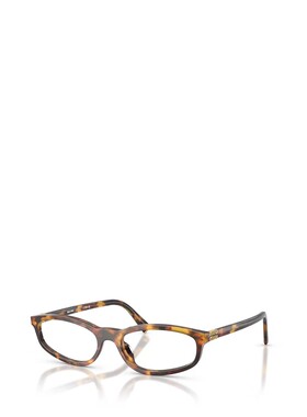 MIU MIU 女士眼镜 MU01ZV14L1O1 CO 棕色 动物纹平光镜