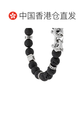 1h可退 香港直邮FERRAGAMO/菲拉格慕 25FW 黑色串珠手链 Men配饰