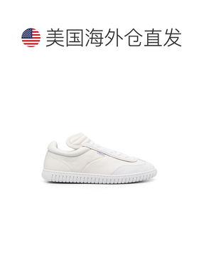 自营Bally Calfskin Low Top Men's Sneakers - white 美国奥莱直