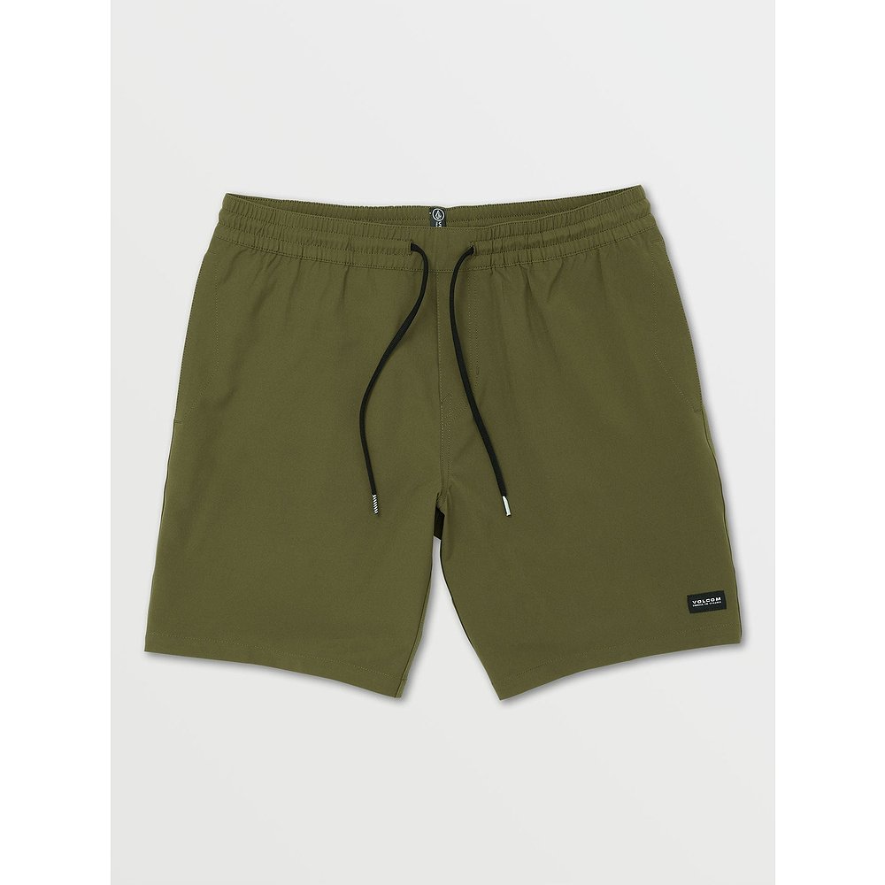 volcomStones Hybrid Elastic Waist Shorts - Military - milita - 图2