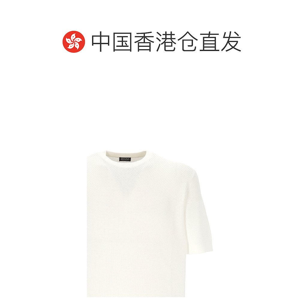香港直邮Zegna 短袖毛衣 RUFC25A9C10 - 图1