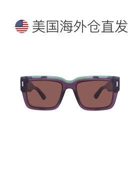 自营Calvin Klein Brown Square Men's Sunglasses CK23538S 515