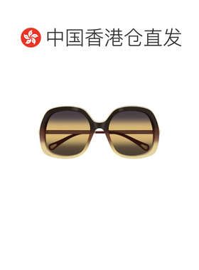 香港直邮CHLOÉ 女士太阳镜 CH0327S003 CO 棕色 全框太阳镜