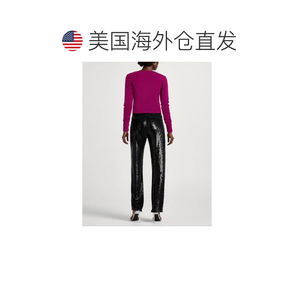 1h可退 【美国直邮】versace/范思哲 女士 上装T恤长袖针织衫,淘宝优惠券,粉丝福利购,淘宝优惠卷