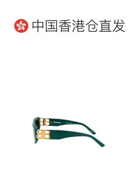 1h可退 香港直邮BALENCIAGA 女士眼镜 BB0095S005 AW2023 绿色