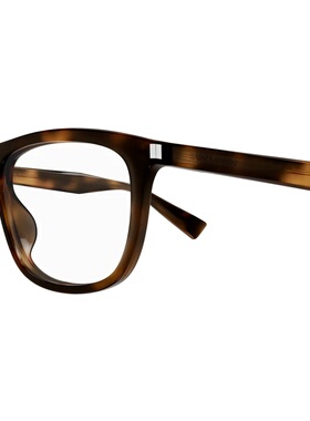 SAINT LAURENT 男士眼镜 SL812003 SS2025 棕色 全框平光镜架