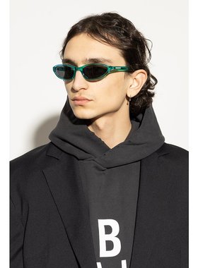 BALENCIAGA 女士太阳镜 812657T00393735 SS2025 绿色