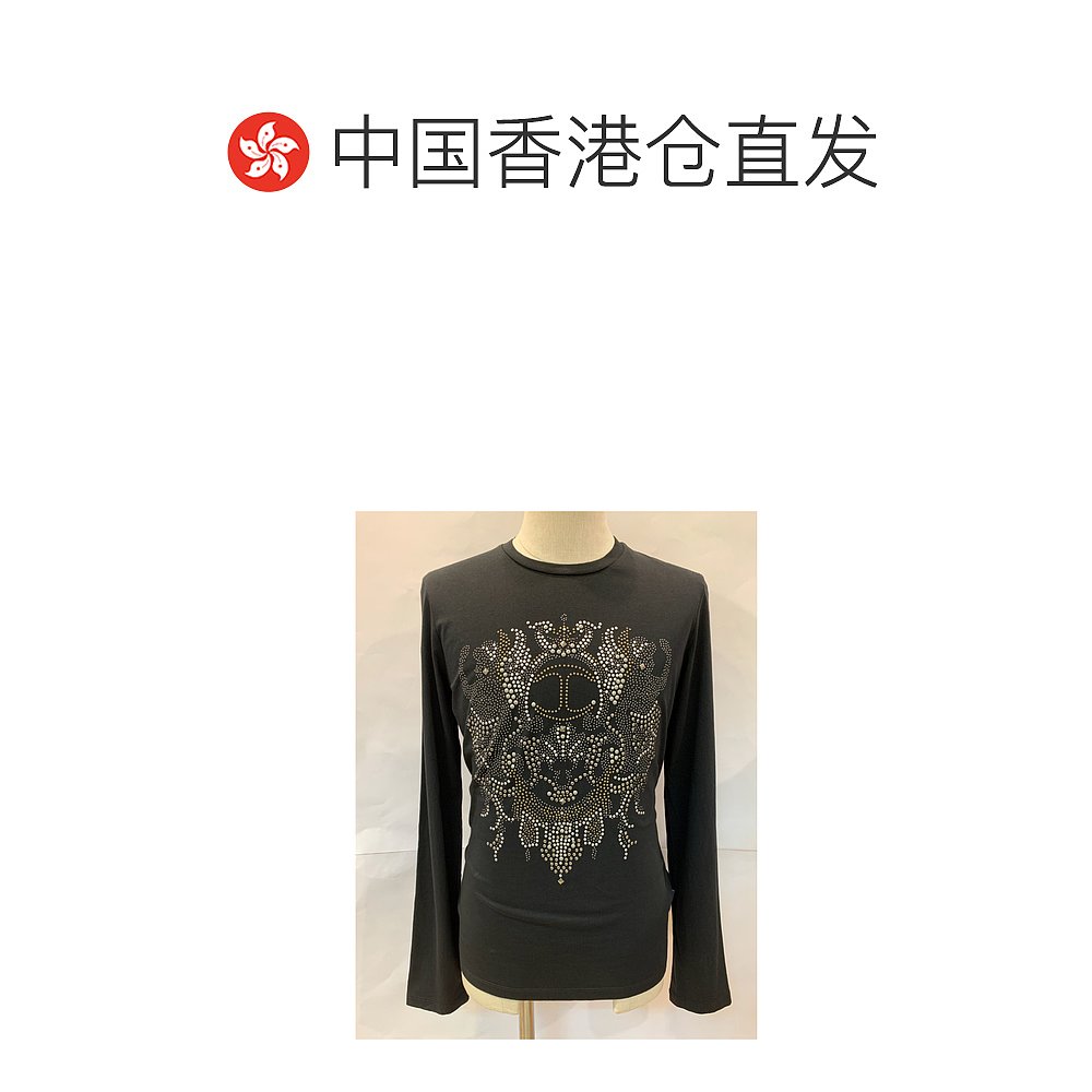 香港直邮JUST CAVALLI 男士T恤 S01GC0215N20663900 - 图1