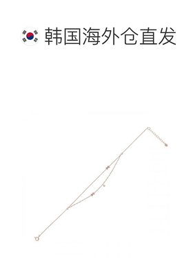 韩国直邮STONEHENGE 14K金正品韩系精致首饰百搭脚链F0388玫瑰金