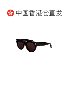 香港直邮TOM FORD 女士太阳镜 FT131552E SS2026 棕色 MARINE-02