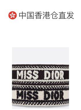 香港直邮DIOR 女士手链手镯 B2634WOMCOD049 AW2024 黑色 Miss Di