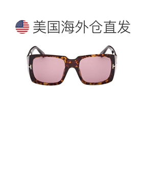 自营Tom Ford RYDER-02 W FT1035 52Y 方形太阳镜 - 多色 美国奥