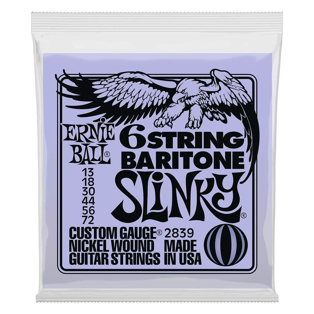 【日本直邮】ERNIE BALL吉他专用弦BARITONE SLINKY系列镀镍弦13- - 图2