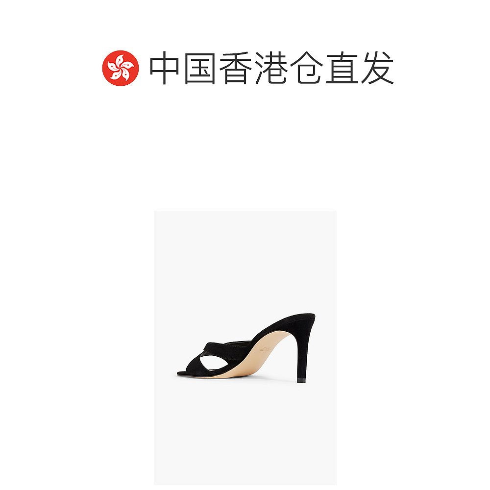 香港直邮潮奢 Stuart Weitzman 女士Mariposa 绒面革凉拖 - 图1