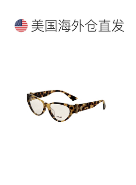 自营Versace Women's 55 mm Yellow Opticals - brown yellow hav