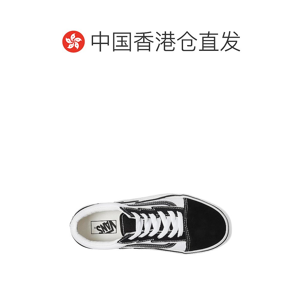 香港直邮潮奢 Vans 范斯 女童 J Old Skool Bolt 运动休闲鞋(大童 - 图1