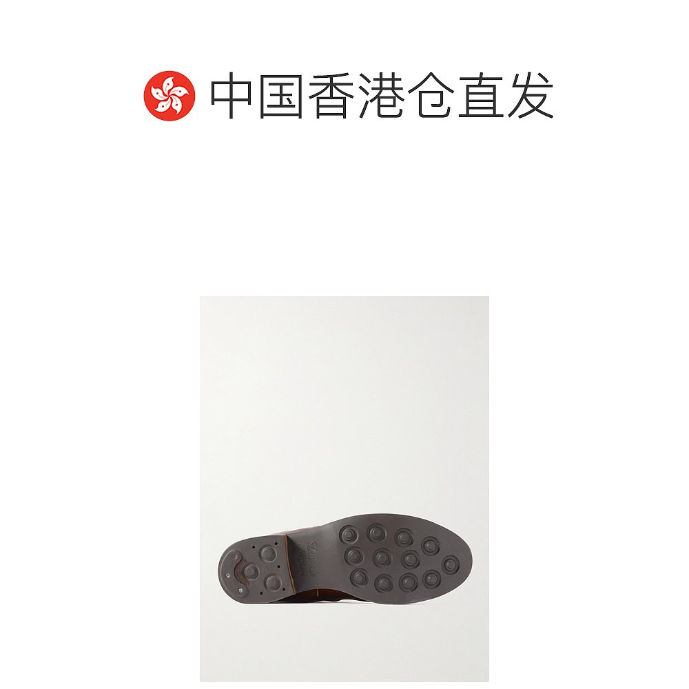 香港直邮潮奢 Visvim 维斯维木 男士Landers 搭扣皮质靴子 - 图1