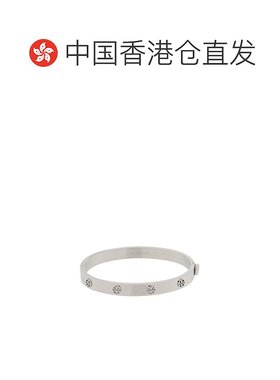1h可退 香港直邮潮奢 Tory Burch 托里 伯奇 女士 钢表带雕刻徽标